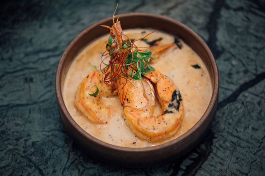 Coconut Curry Shrimp Bisque
