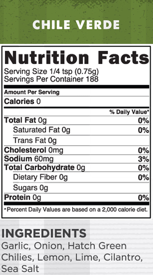All Natural Chile Verde