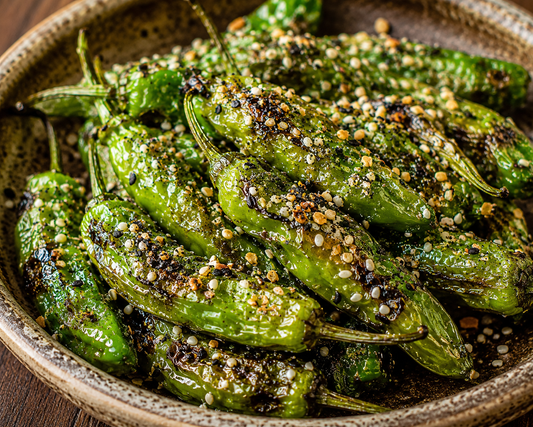 Everything Bagel Shishito Peppers