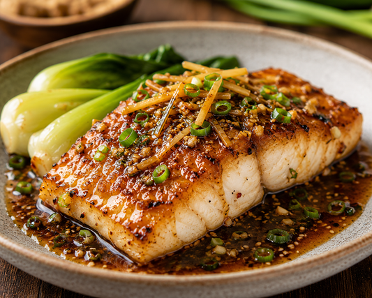 Pan-Seared Ginger Soy Cod