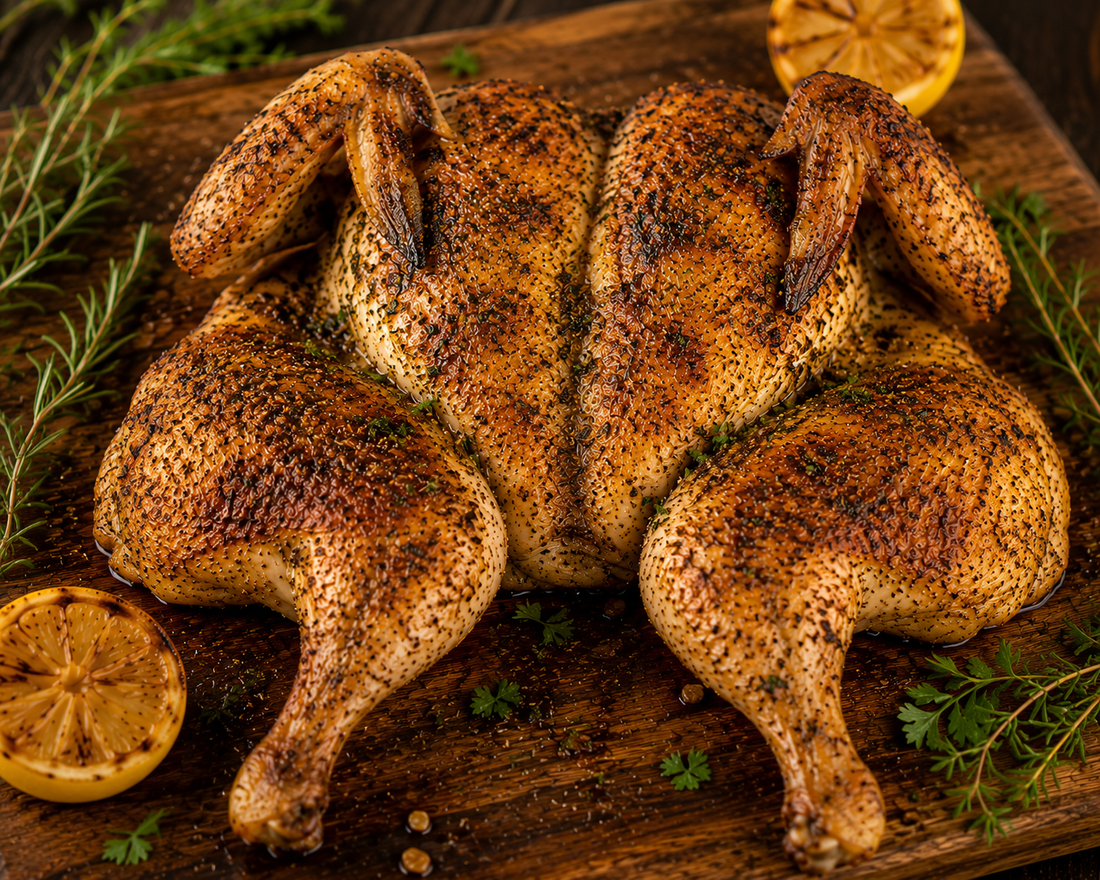 Spatchcocked Chicken with RA Seasonings All Purpose