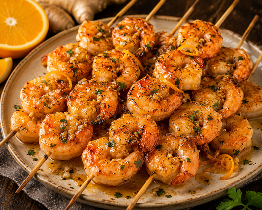 Orange Ginger Garlic Shrimp