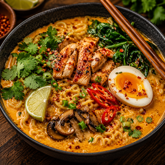 Spicy Coconut Curry Ramen