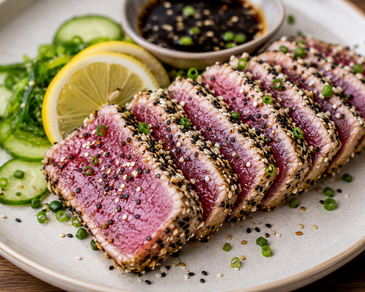 Seared Ahi Tuna with Everything Bagel Seasoning