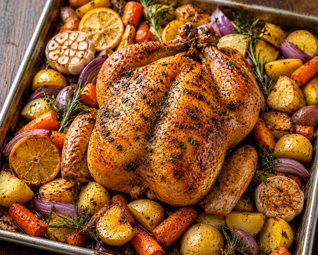 One Pan Meal- Roasted Chicken