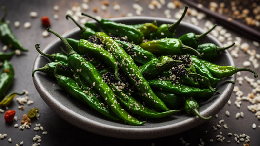 Everything Bagel Shishito Peppers